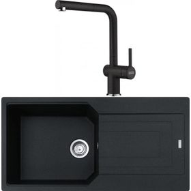 Franke Urban Ubg 611-100 Nero Granit Eviye-Active Plus Doccia Batarya Seti