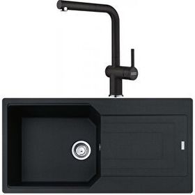 Franke Urban Ubg 611-100 Nero Granit Eviye-Active Plus Doccia Batarya Seti