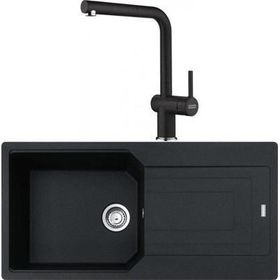 Franke Urban Ubg 611-100 Nero Granit Eviye-Active Plus Doccia Batarya Seti