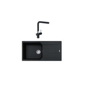 Franke Urban Ubg 611-100 Nero Granit Evye Actıve Batarya Set