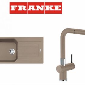 Franke Urban UBG 611-100 Oyster Renkli Granit Eviye