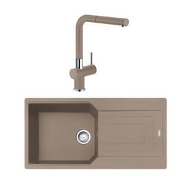 Franke Urban UBG 611-100 Oyster Renkli Granit Eviye