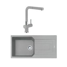 Franke Urban UBG 611-100 Sahara Tek Gözlü Armatürlü Granit Eviye Seti
