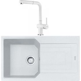 Franke Urban UBG 611-86 Bianco Granit Eviye-Active Plus Doccia Batarya Seti