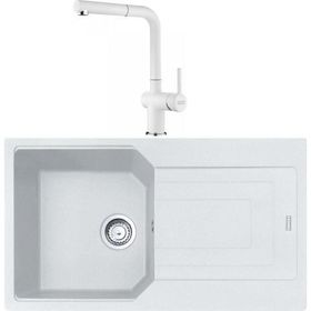 Franke Urban UBG 611-86 Bianco Granit Eviye-Active Plus Doccia Batarya Seti