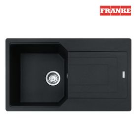 Franke Urban UBG 611-86 Nero Tek Gözlü Armatürlü Granit Eviye Seti