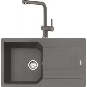 Franke Urban UBG 611-86 Stone Grey Granit Eviye-Active Plus Doccia Batarya Seti