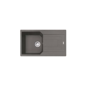 Franke Urban UBG 611-86 Stone Grey Tek Gözlü Armatürlü Granit Eviye Seti