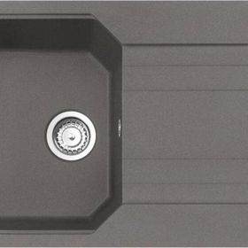 Franke Urban UBG 611-86 Stone Grey Tek Gözlü Armatürlü Granit Eviye Seti