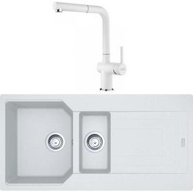 Franke Urban UBG 651-100 Bianco Granit Eviye-Active Plus Doccia Batarya Seti