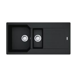 Franke Urban UBG 651-100 Nero 1.5 Gözlü Armatürlü Granit Eviye Seti