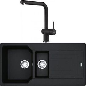 Franke Urban UBG 651-100 Nero Granit Eviye-Active Plus Doccia Batarya Seti