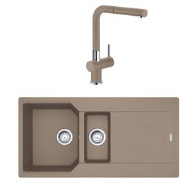 Franke Urban UBG 651-100 Oyster Renkli Granit Eviye
