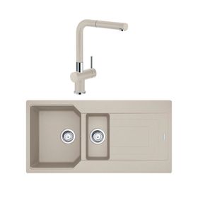 Franke Urban UBG 651-100 Sahara Urban UBG 651-100 1,5 Gözlü Armatürlü Granit Eviye Seti