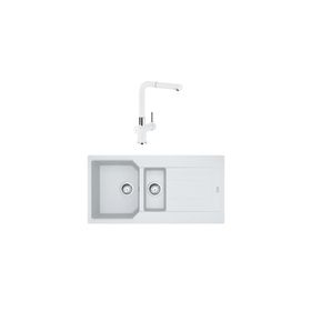 Franke Urban Ubg 651 Bıanco Granit Evye Actıve Batarya Set