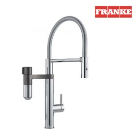 Franke Vital Kapsül Filtre Sistemi Spiralli Krom Gun Metal Filtreli Armatür