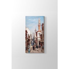 Frans Wilhelm Odelmark - Kahire Çarşı Caddesi Tablosu