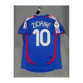 Fransa Mavi 2006 Dünya Kupası Zinedine Zidane Nostalji Forması