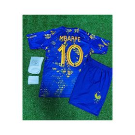 Fransa Milli Takımı Yeni Sezon 4'lü Set Kylian Mbappe Özel Konsept Çocuk Forması
