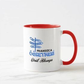 Fransızca Öğretmeni Kupa Bardak