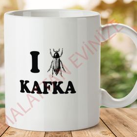 Franz Kafka Porselen Kupa Bardak