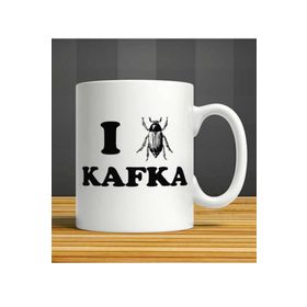 Franz Kafka Porselen Kupa Bardak