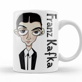 Franz Kafka Porselen Kupa Bardak