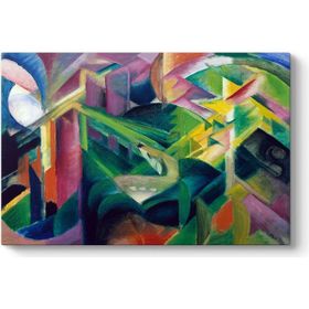 Franz Marc - Deer Monastery Garden Tablosu