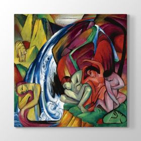 Franz Marc - Waterfall Tablosu