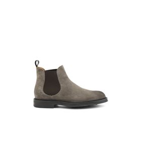 Frau 73A3 Waxy Ankle Boot Visone Dark Beige Erkek Bot
