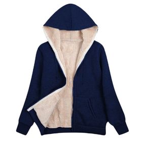 Frdun B09MD13JWM Kadın Polar Mont