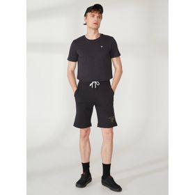 Fred Mello FM23S02EFBLACK Siyah Erkek Sweat Şort