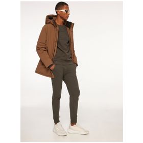 Fred Mello FM23W02PF Kahve Lastikli Bel Slim Fit Erkek Eşofman Altı