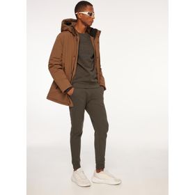 Fred Mello FM23W02PF Kahve Lastikli Bel Slim Fit Erkek Eşofman Altı