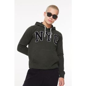Fred Mello FM23W06FC Kahve Kapüşon Yaka Erkek Sweatshirt