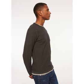 Fred Mello FM23W07MG Antrasit Melanj Bisiklet Yaka Slim Fit Erkek Kazak