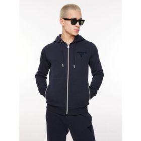 Fred Mello FM23W08FZ Lacivert Kapüşon Yaka Erkek Sweatshirt