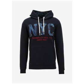 Fred Mello FM23W11FC Lacivert Kapüşon Yaka Erkek Sweatshirt