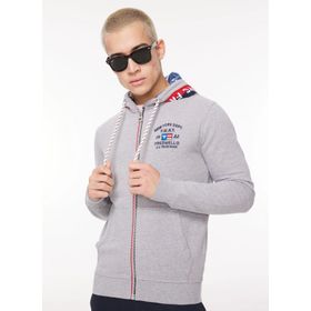 Fred Mello FM23W19FZ Gri Melanj Kapüşon Yaka Erkek Sweatshirt
