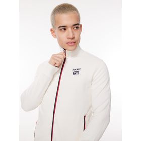 Fred Mello FM23W20FZ Beyaz Kapüşon Yaka Erkek Sweatshirt