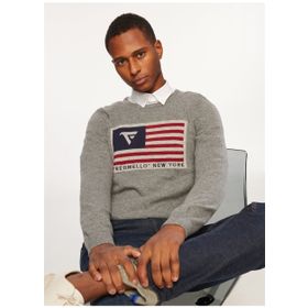 Fred Mello FM23W23MG Gri Melanj Bisiklet Yaka Erkek Sweatshirt