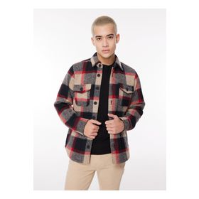 Fred Mello FM23W26KT Kırmızı Slim Fit Gömlek Yaka Erkek Gömlek