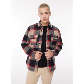 Fred Mello FM23W26KT Kırmızı Slim Fit Gömlek Yaka Erkek Gömlek