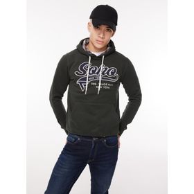 Fred Mello FM23W29FC Kahve Kapüşon Yaka Erkek Sweatshirt