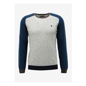 Fred Mello FM23W31MG Bej Bisiklet Yaka Slim Fit Erkek Kazak