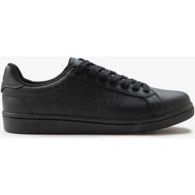 Fred Perry B1314 Leather EMB OVD Branded Siyah Erkek Günlük Ayakkabı