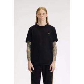 Fred Perry M4613-90A Contrast Tape Ringer Erkek Tişört