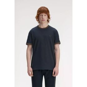 Fred Perry M4613 Contrast Tape Ringer Erkek Tişört