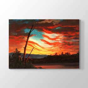Frederic Edwin Church - Our Banner İn The Sky Tablosu