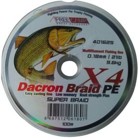 Free Camp 0,18 mm 100 m Dakron Misina
